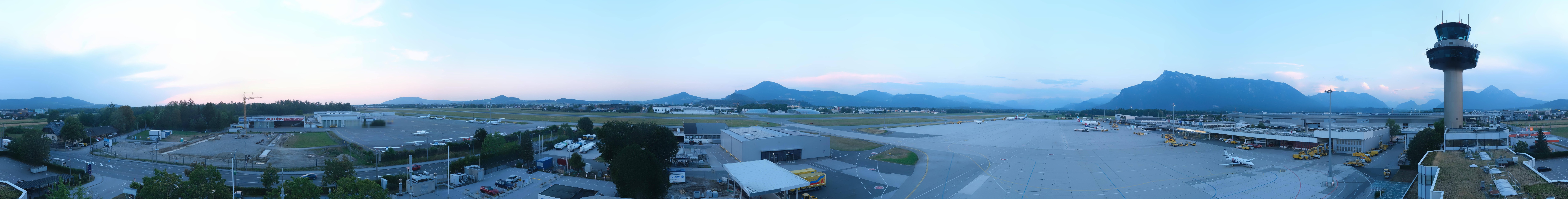 Archiv Foto Webcam Flughafen Salzburg