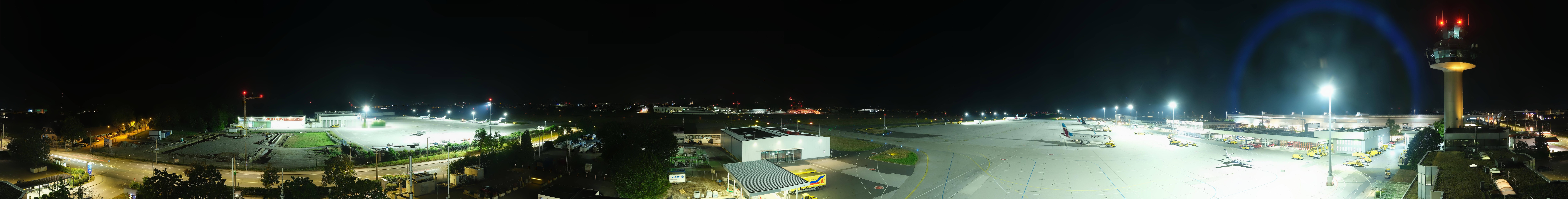 Archiv Foto Webcam Flughafen Salzburg