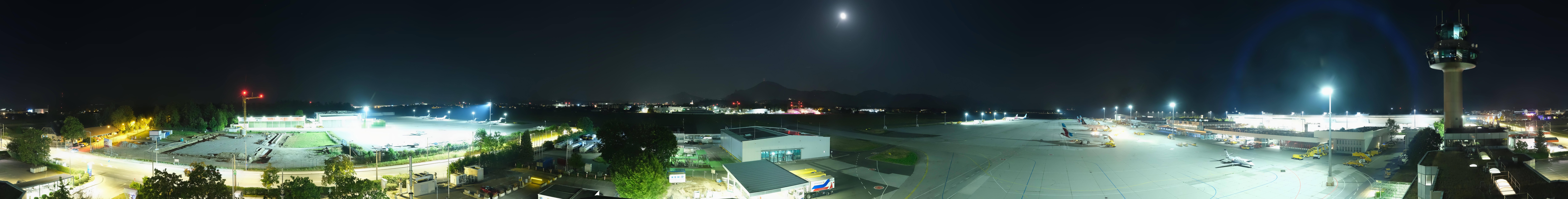 Archiv Foto Webcam Flughafen Salzburg