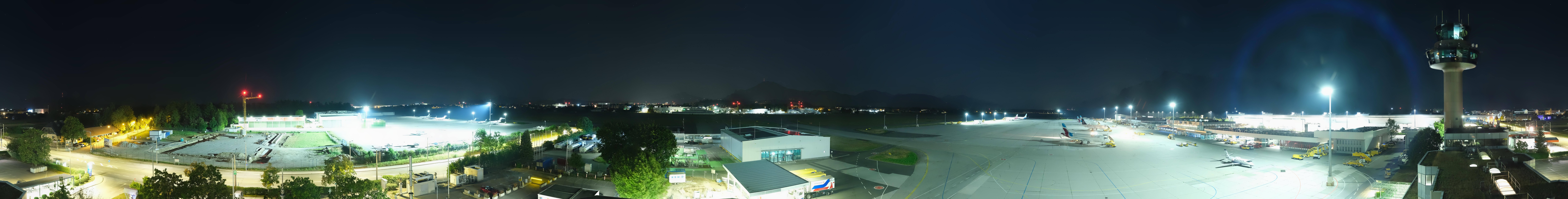 Archiv Foto Webcam Flughafen Salzburg