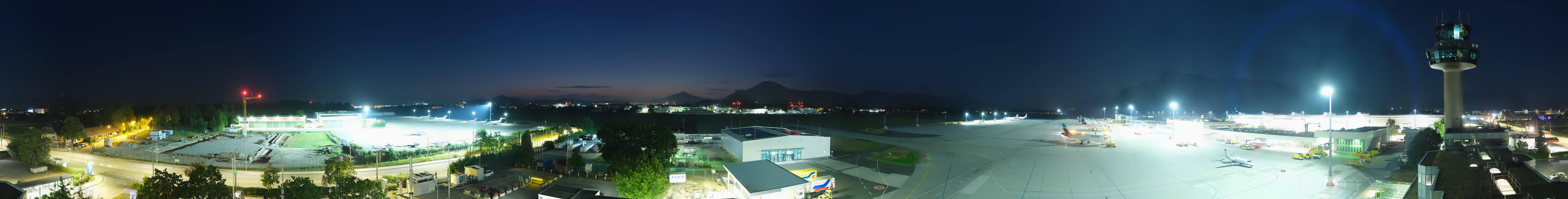Archiv Foto Webcam Flughafen Salzburg