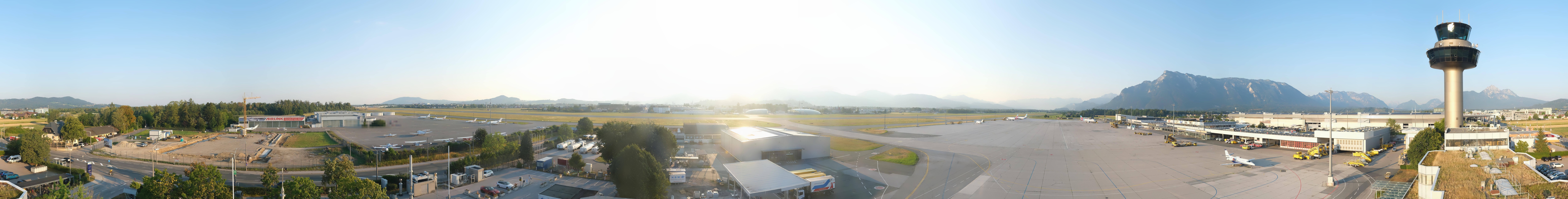Archiv Foto Webcam Flughafen Salzburg