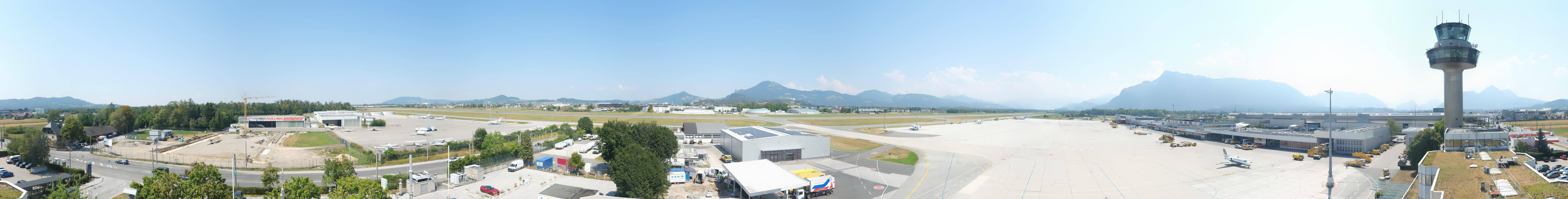 Archiv Foto Webcam Flughafen Salzburg
