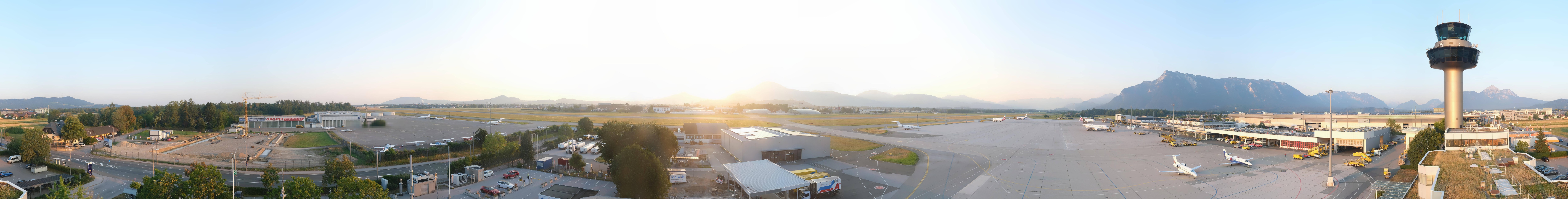 Archiv Foto Webcam Flughafen Salzburg