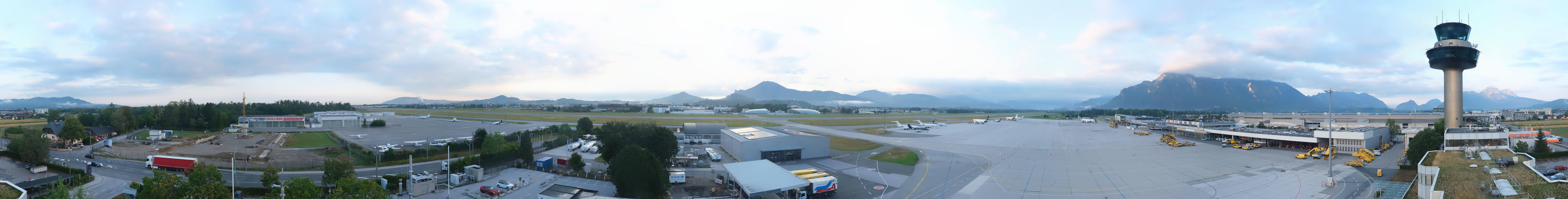 Archiv Foto Webcam Flughafen Salzburg