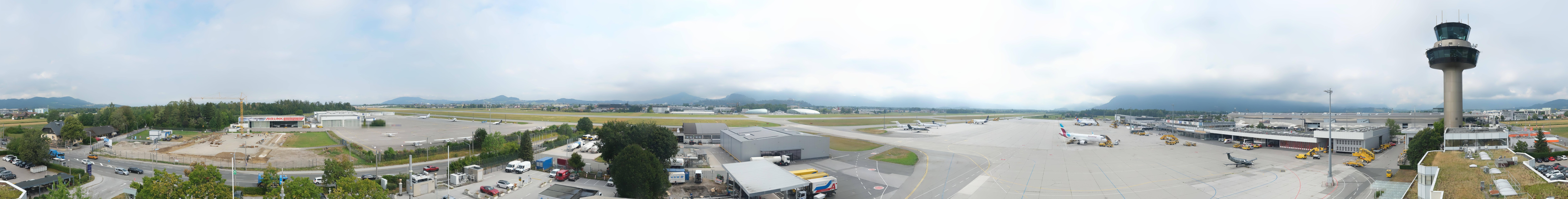 Archiv Foto Webcam Flughafen Salzburg