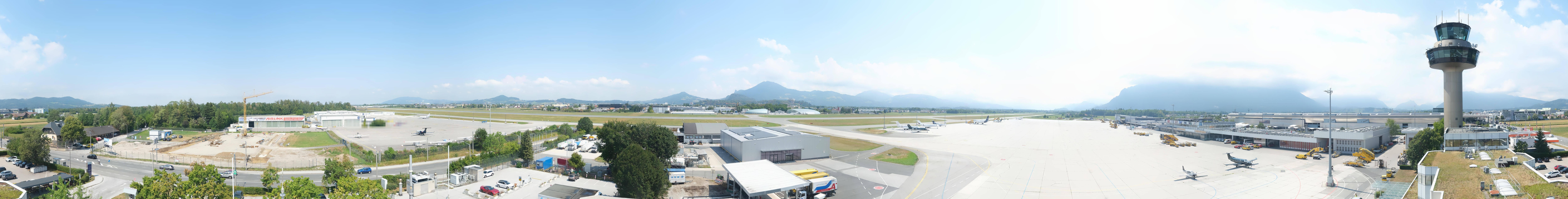 Archiv Foto Webcam Flughafen Salzburg