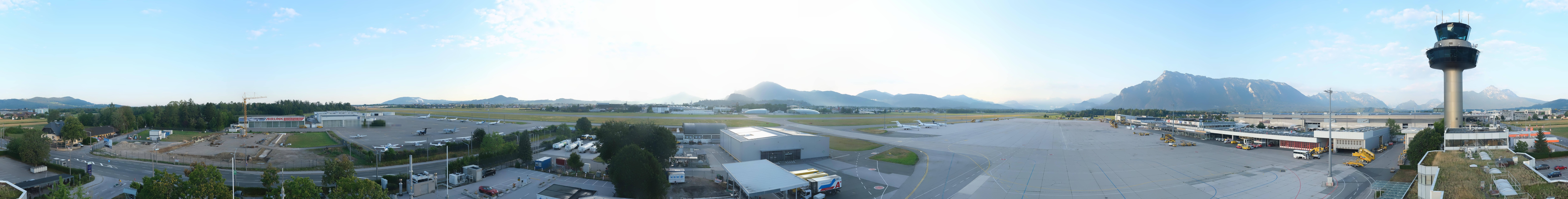 Archived image Webcam Salzburg Airport Panorama