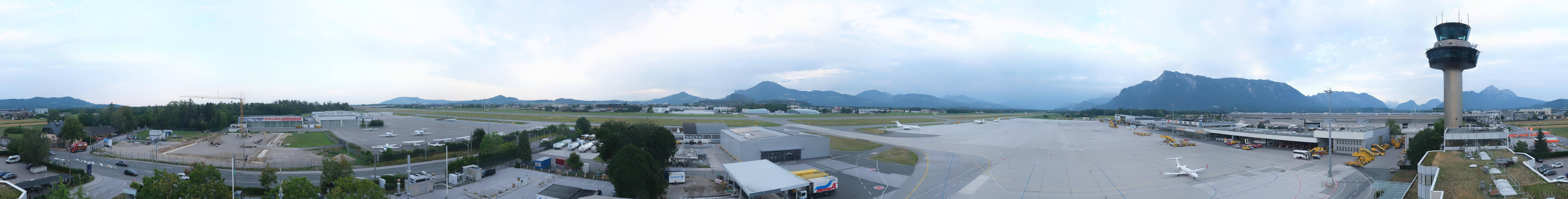 Archiv Foto Webcam Flughafen Salzburg
