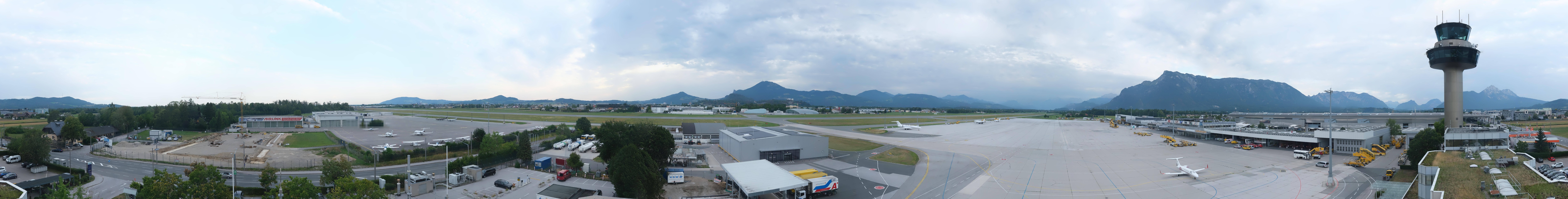 Archiv Foto Webcam Flughafen Salzburg
