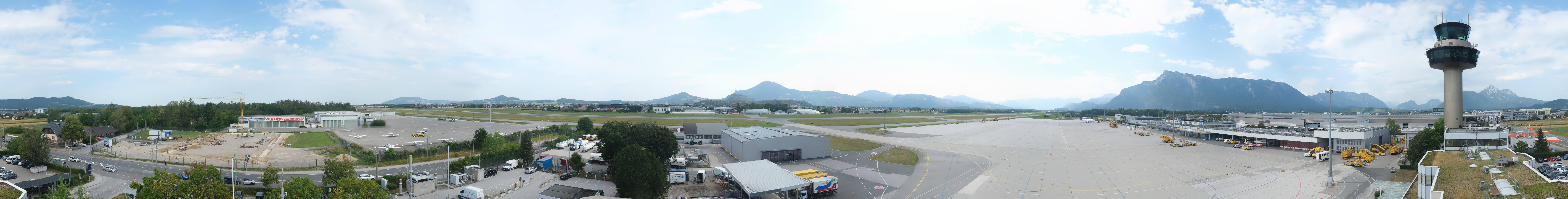 Archiv Foto Webcam Flughafen Salzburg