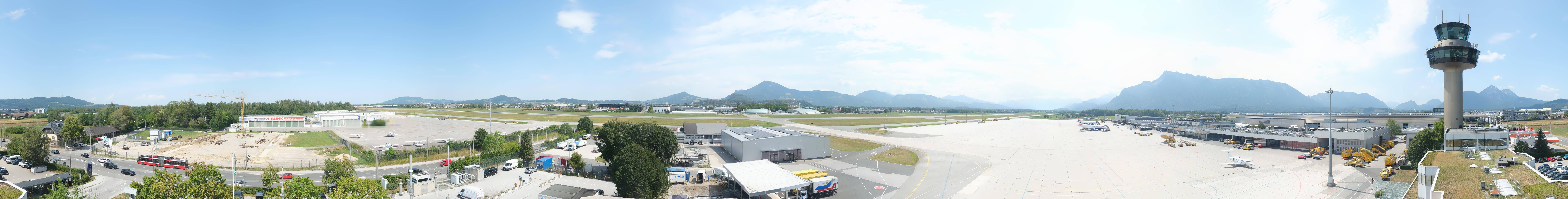 Archiv Foto Webcam Flughafen Salzburg