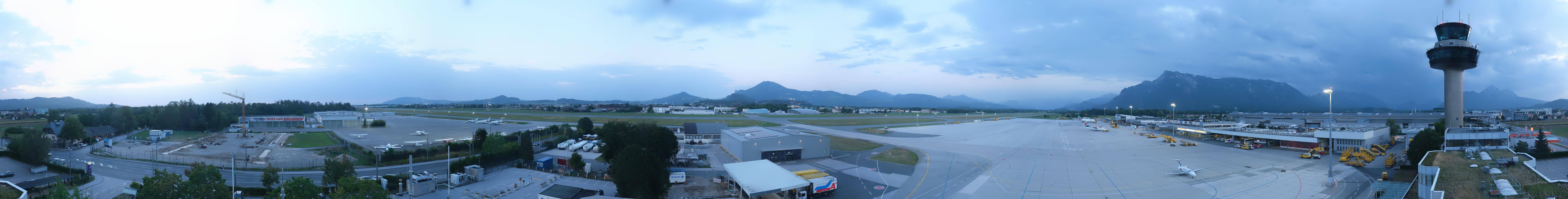 Archiv Foto Webcam Flughafen Salzburg