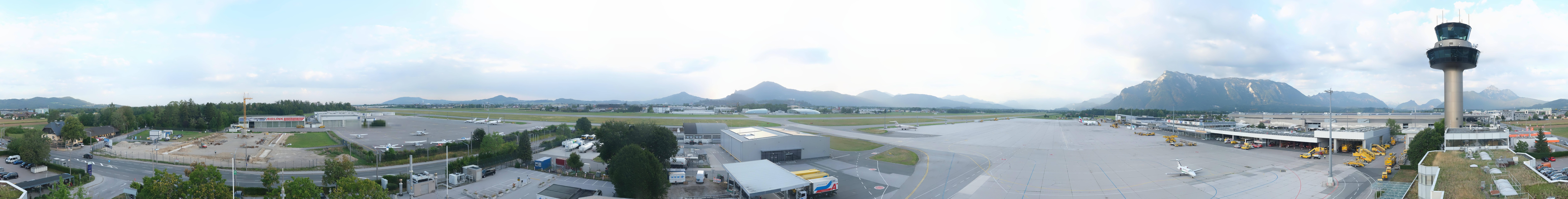 Archived image Webcam Salzburg Airport Panorama