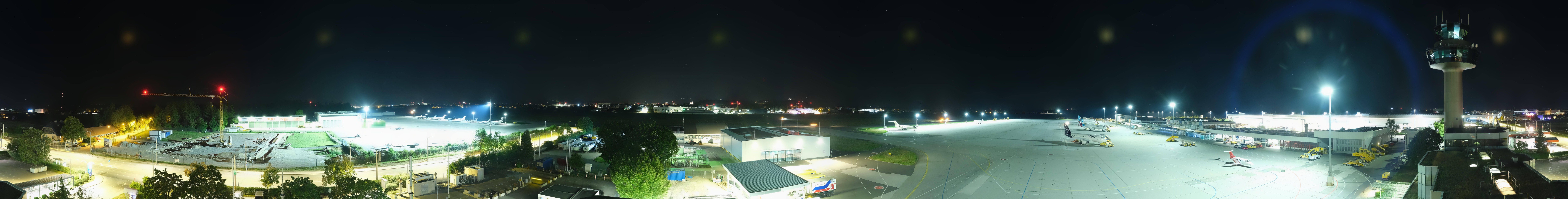Archiv Foto Webcam Flughafen Salzburg