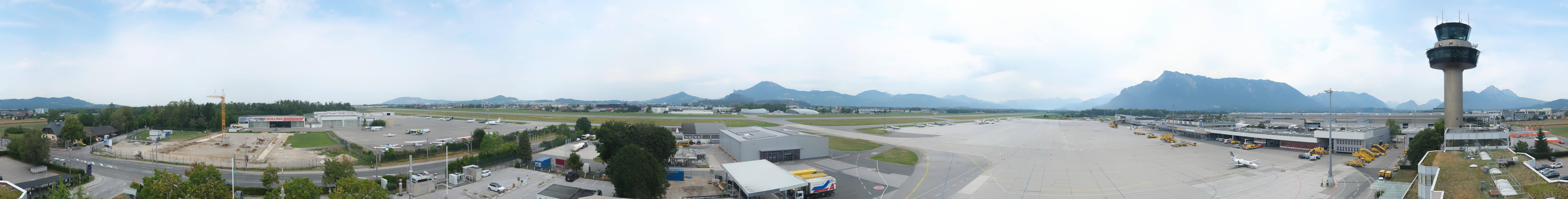 Archived image Webcam Salzburg Airport Panorama