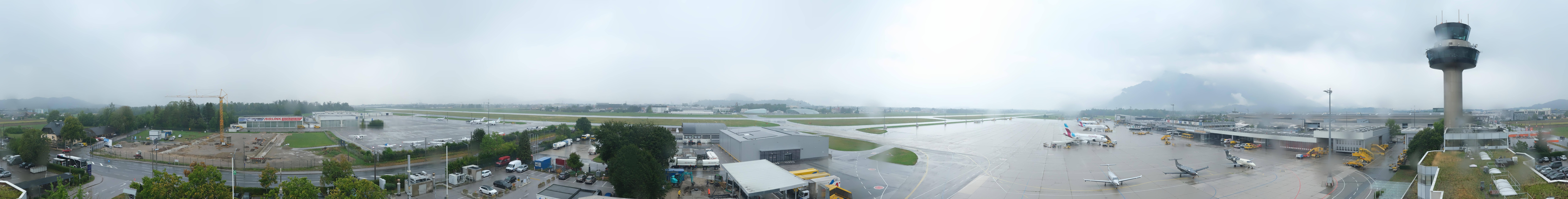 Archiv Foto Webcam Flughafen Salzburg