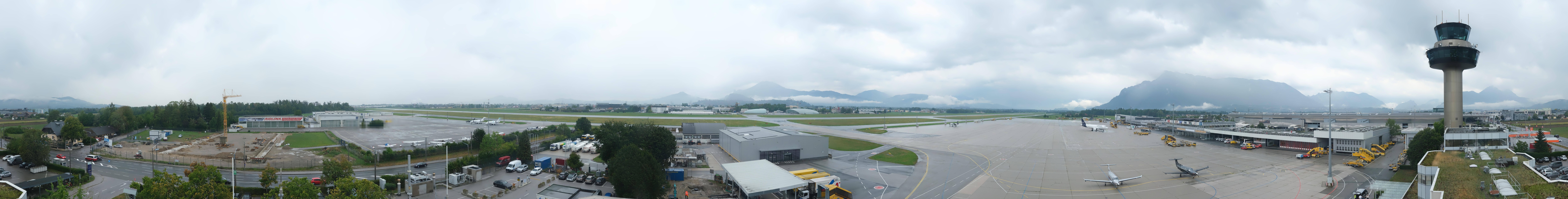 Archiv Foto Webcam Flughafen Salzburg