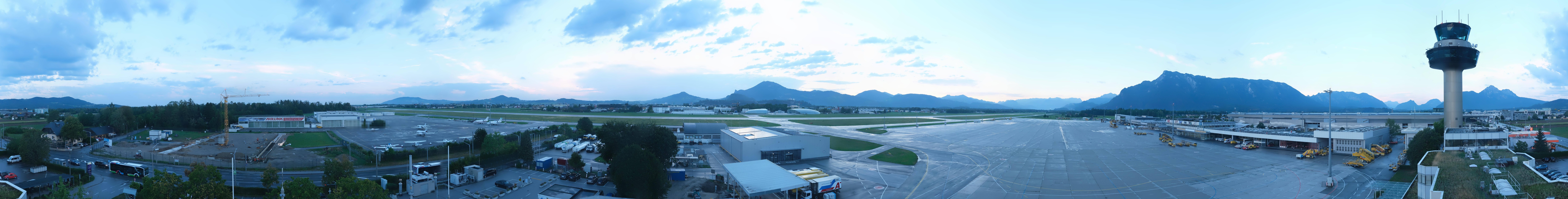 Archiv Foto Webcam Flughafen Salzburg