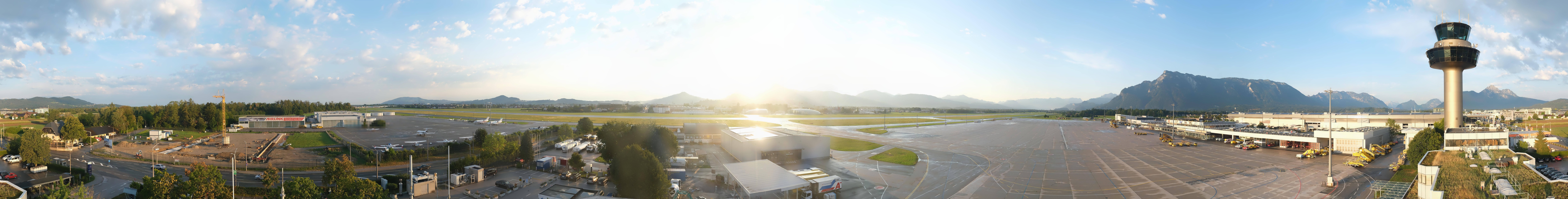 Archiv Foto Webcam Flughafen Salzburg