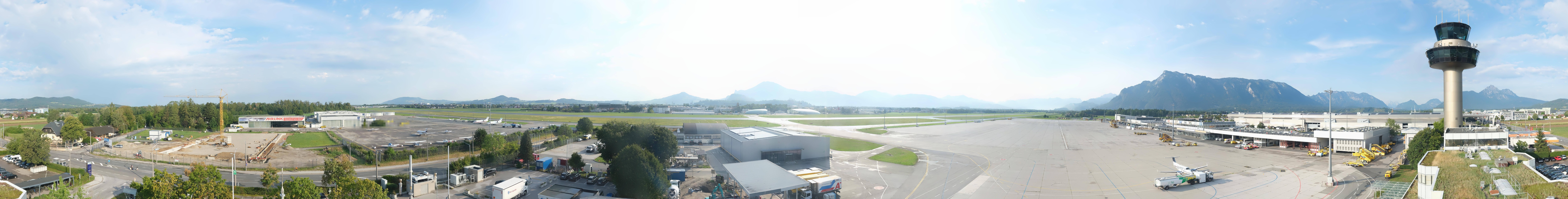 Archiv Foto Webcam Flughafen Salzburg