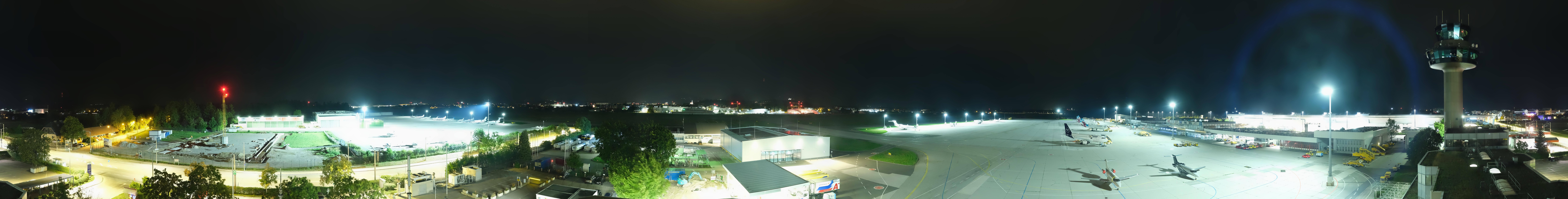 Archiv Foto Webcam Flughafen Salzburg