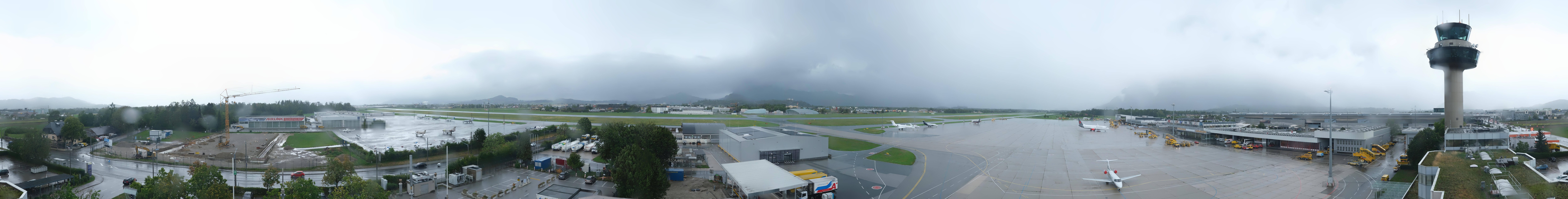 Archiv Foto Webcam Flughafen Salzburg