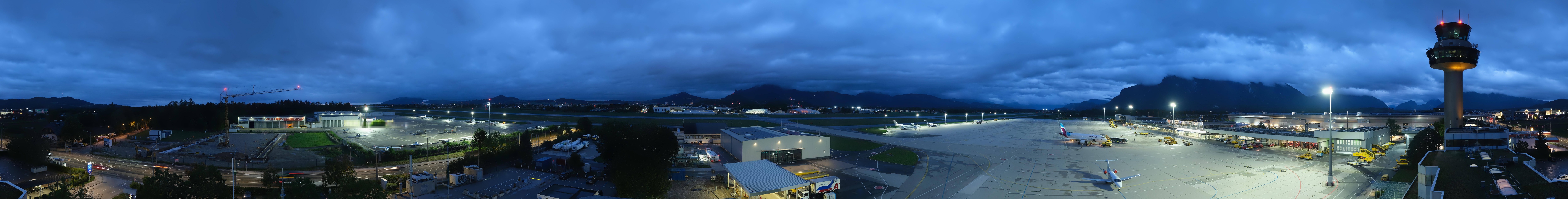 Archiv Foto Webcam Flughafen Salzburg