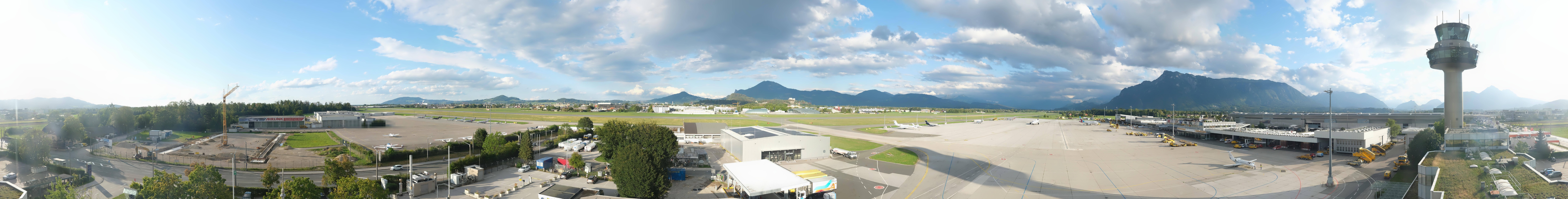 Archived image Webcam Salzburg Airport Panorama