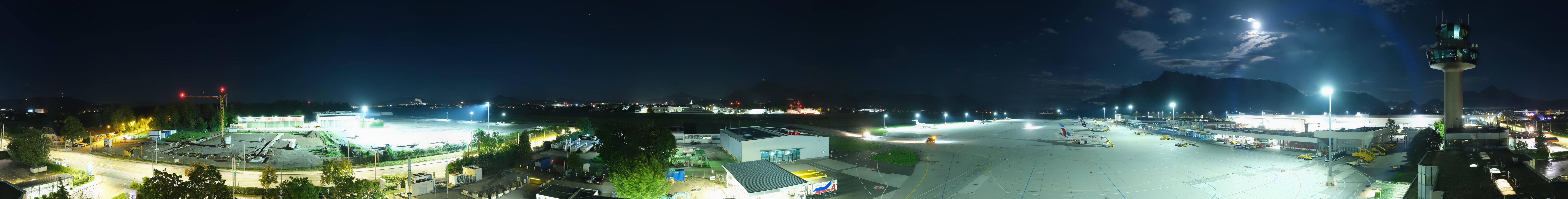 Archiv Foto Webcam Flughafen Salzburg