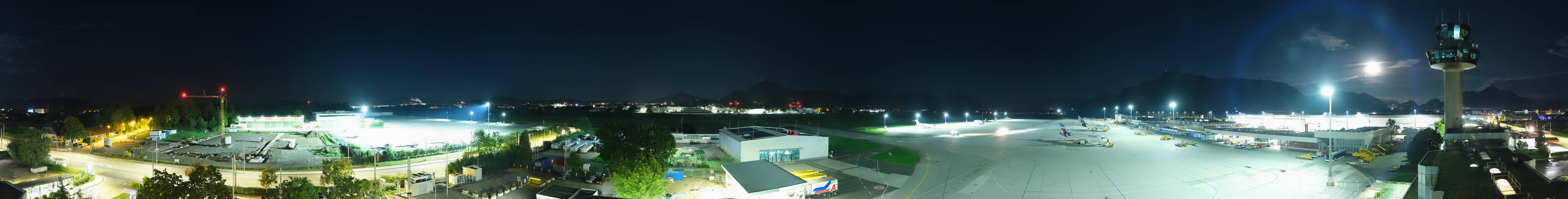 Archiv Foto Webcam Flughafen Salzburg