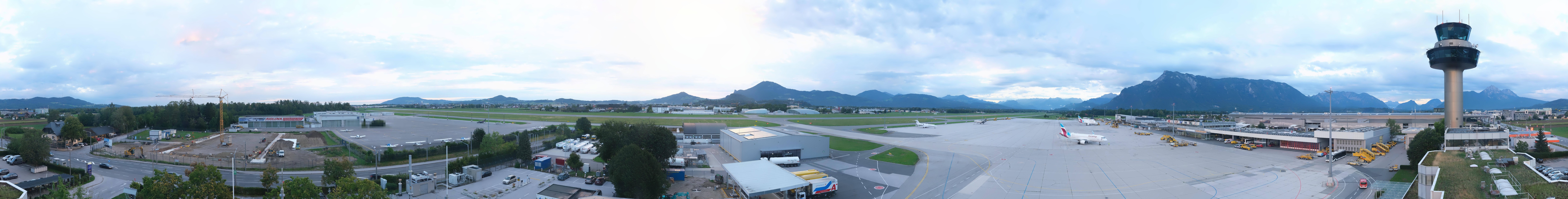 Archiv Foto Webcam Flughafen Salzburg