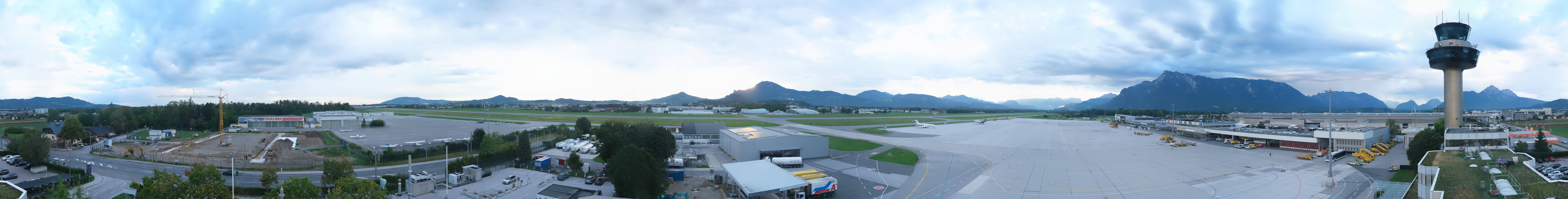 Archiv Foto Webcam Flughafen Salzburg