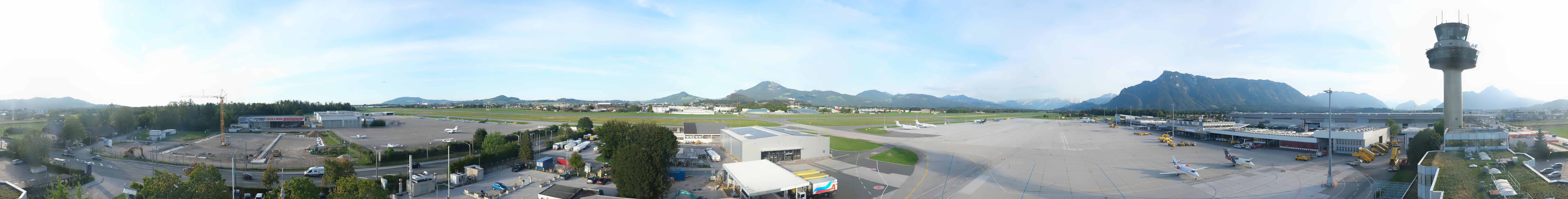 Archiv Foto Webcam Flughafen Salzburg