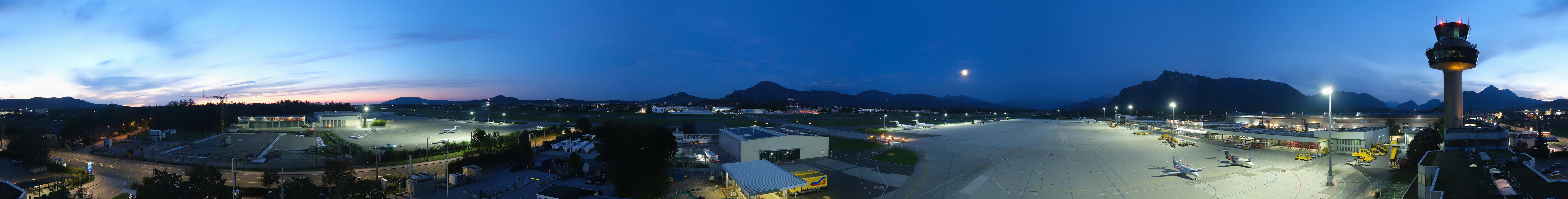Archiv Foto Webcam Flughafen Salzburg