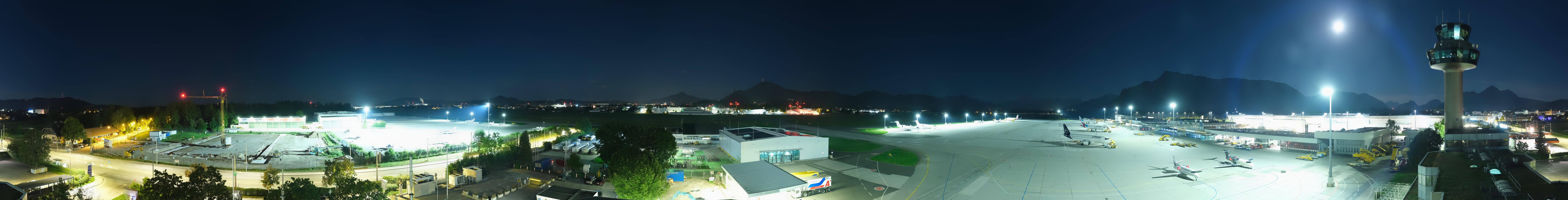 Archived image Webcam Salzburg Airport Panorama