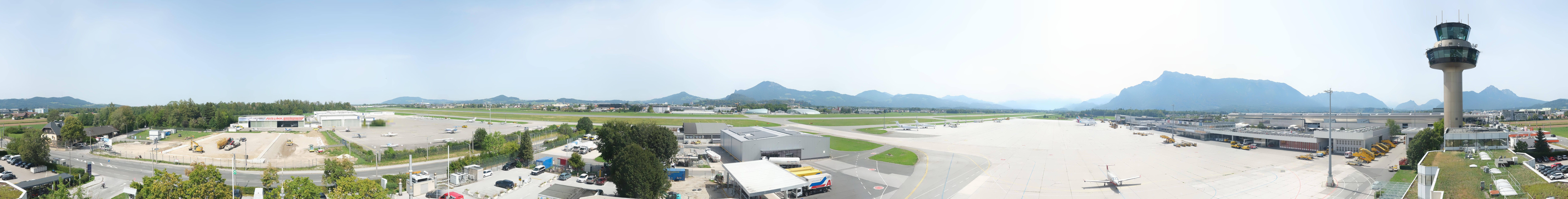 Archiv Foto Webcam Flughafen Salzburg