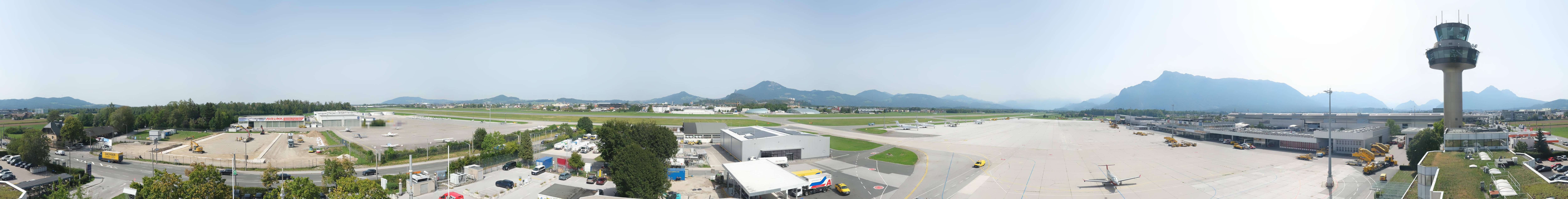 Archiv Foto Webcam Flughafen Salzburg
