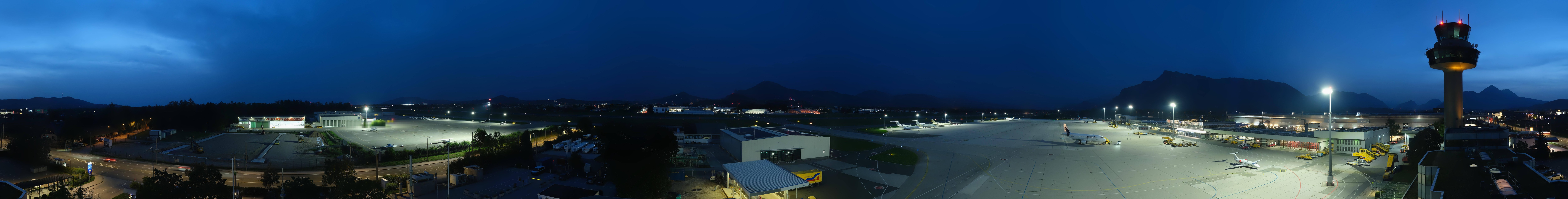 Archiv Foto Webcam Flughafen Salzburg