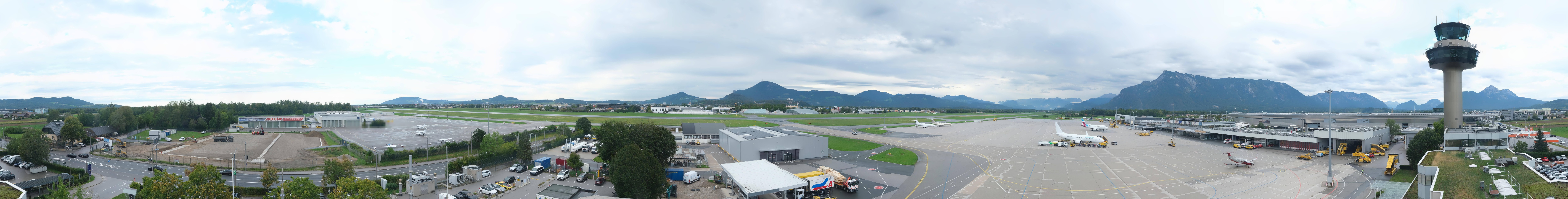 Archived image Webcam Salzburg Airport Panorama