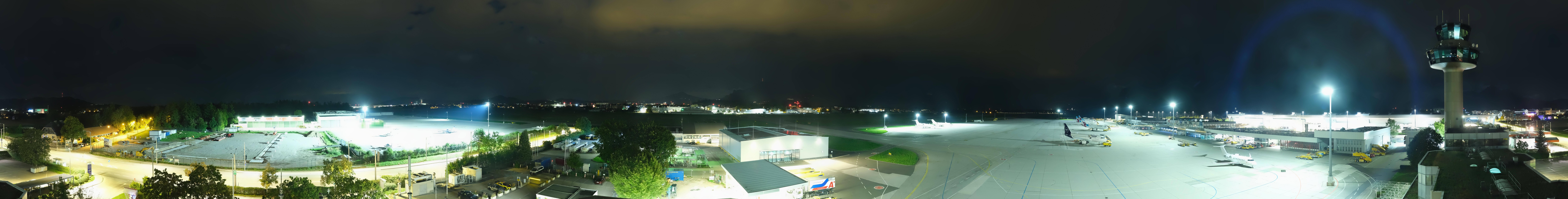 Archiv Foto Webcam Flughafen Salzburg