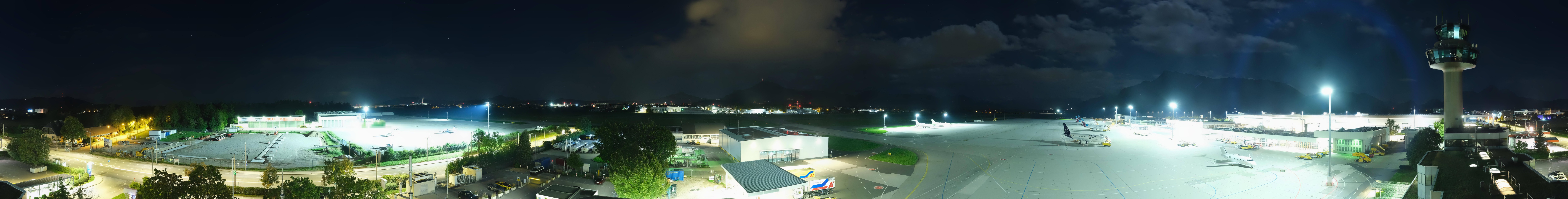 Archiv Foto Webcam Flughafen Salzburg