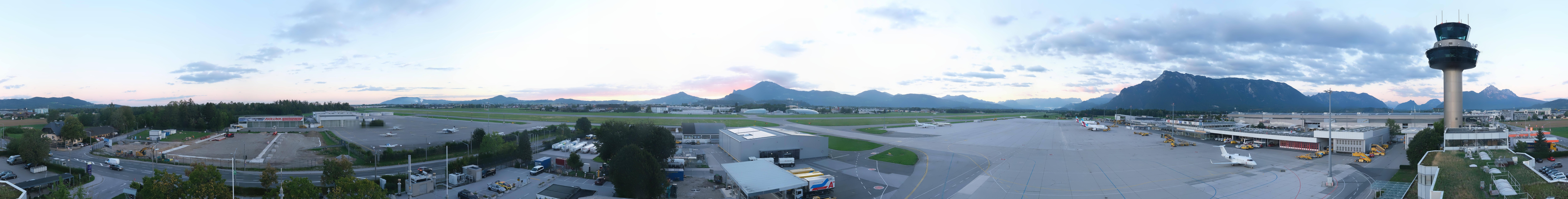 Archiv Foto Webcam Flughafen Salzburg