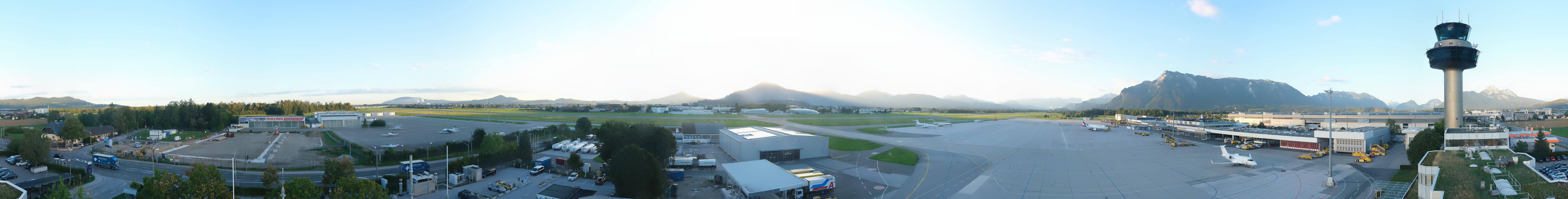 Archiv Foto Webcam Flughafen Salzburg