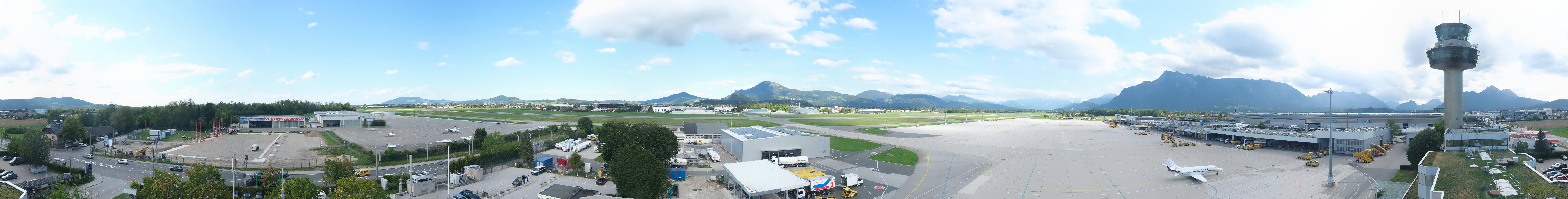 Archiv Foto Webcam Flughafen Salzburg
