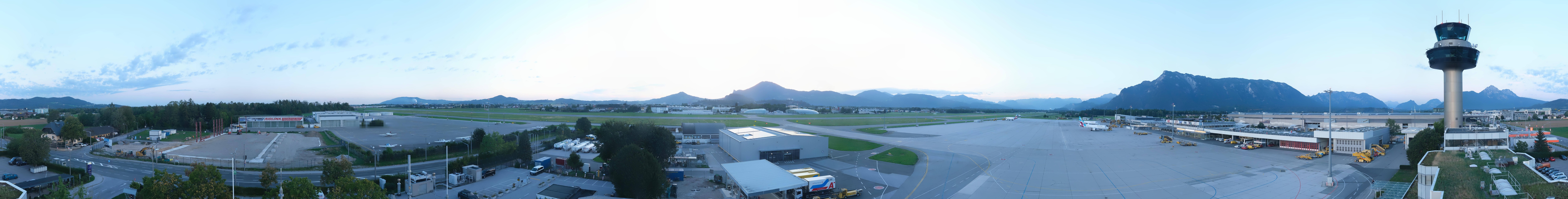 Archiv Foto Webcam Flughafen Salzburg