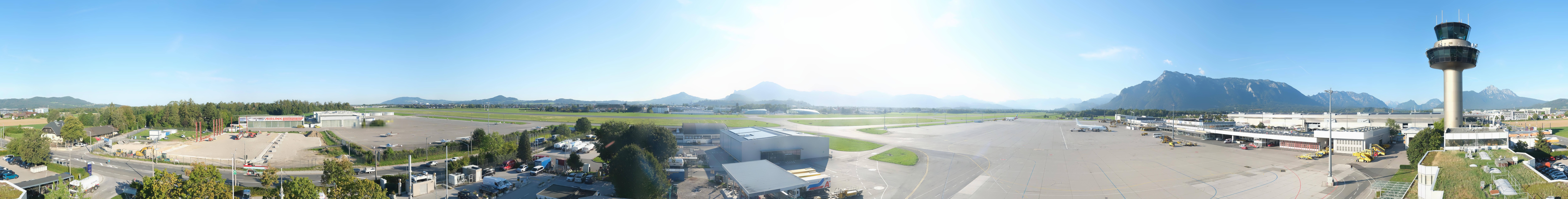 Archiv Foto Webcam Flughafen Salzburg