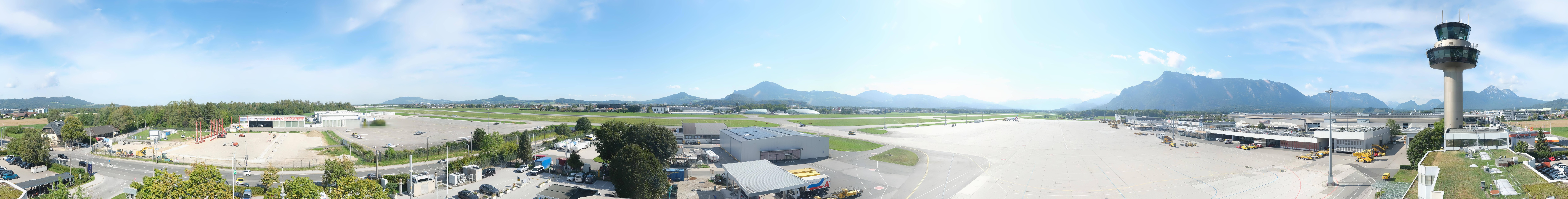 Archiv Foto Webcam Flughafen Salzburg