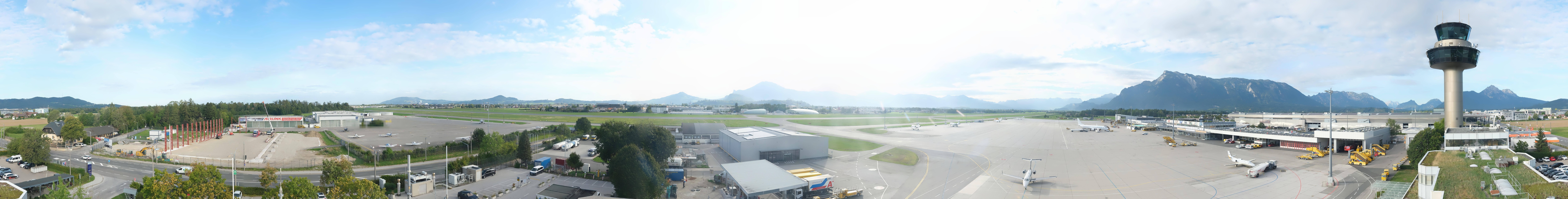 Archived image Webcam Salzburg Airport Panorama