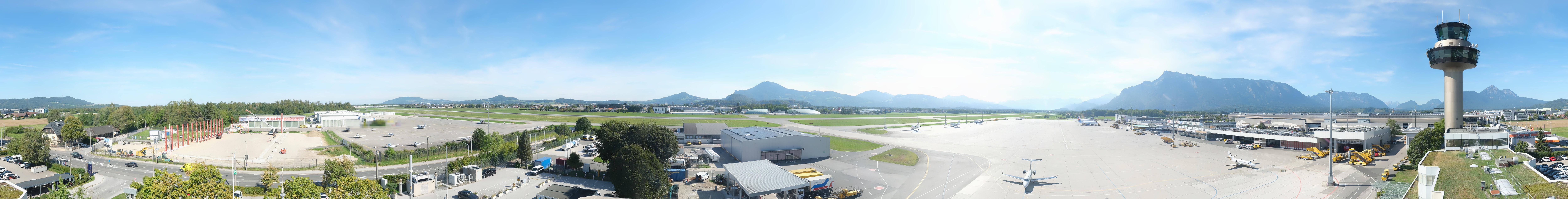 Archived image Webcam Salzburg Airport Panorama